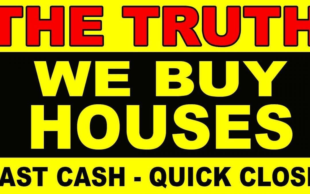 We buy properties cash