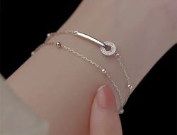 Luxury Diamond And Silver Bangles For Women