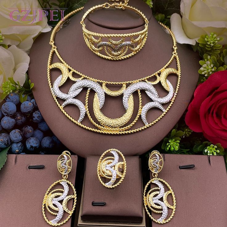 Affordable Diamond and Gold Jewelry Sets for Women